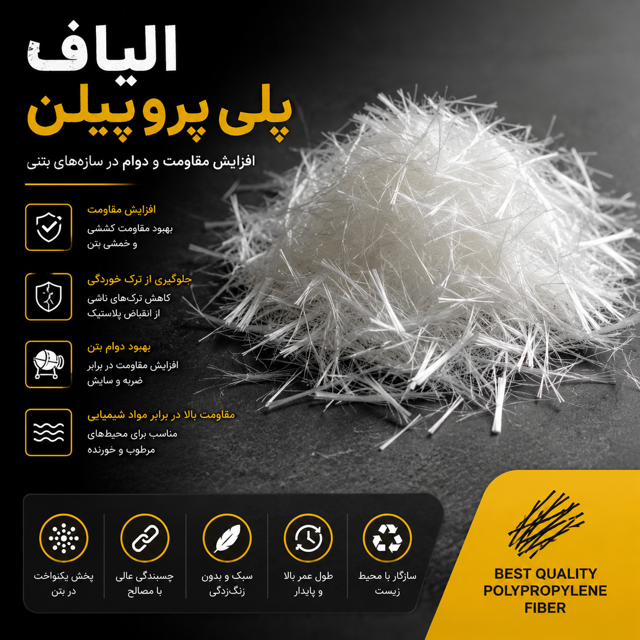 الیاف پلی پروپیلن
