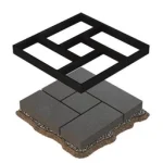قالب سنگفرش بتن مدلx140
