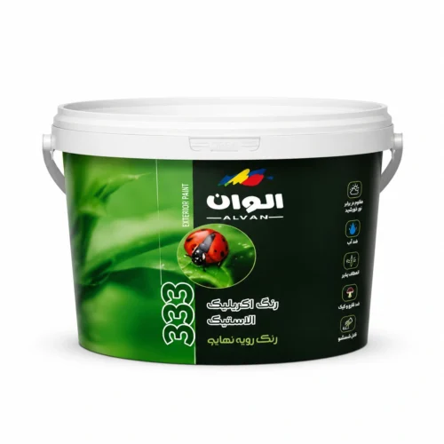 رنگ اکریلیک لاتکس نیمه براق 333