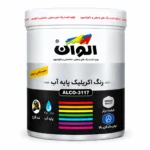 رنگ اکریلیک سفید متالیک الوان کد ۵۹۰