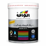 رنگ نقره ای اکریلیک الوان کد رنگی ۵۹۳