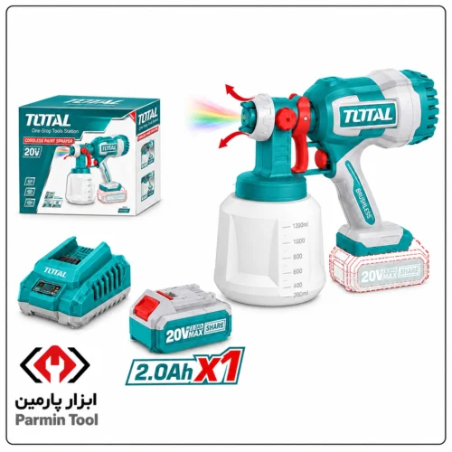 پیستوله رنگ شارژی 20 ولت - توتال