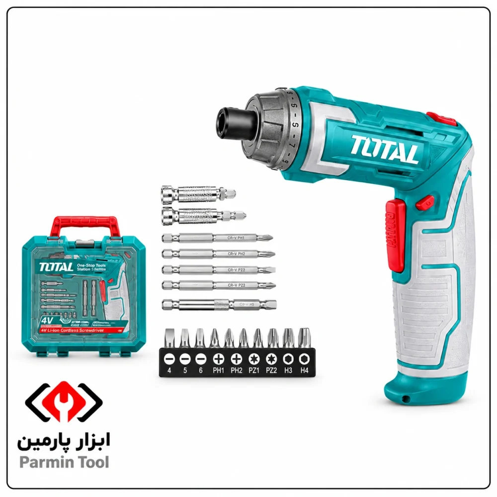 پیچ گوشتی شارژی 8 ولت صنعتی - توتال