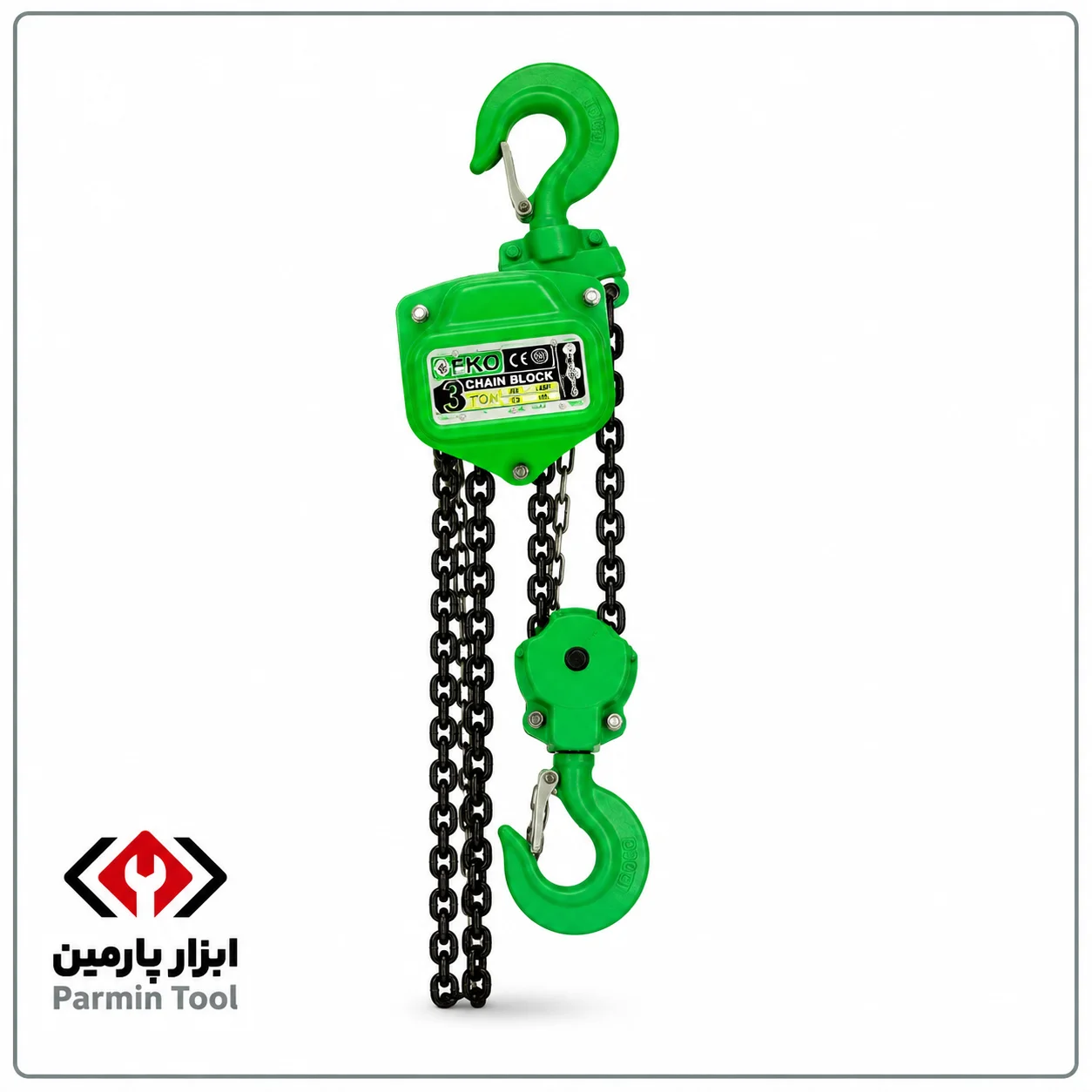 جرثقیل زنجیری ۳ متری-مدل1.5 تن